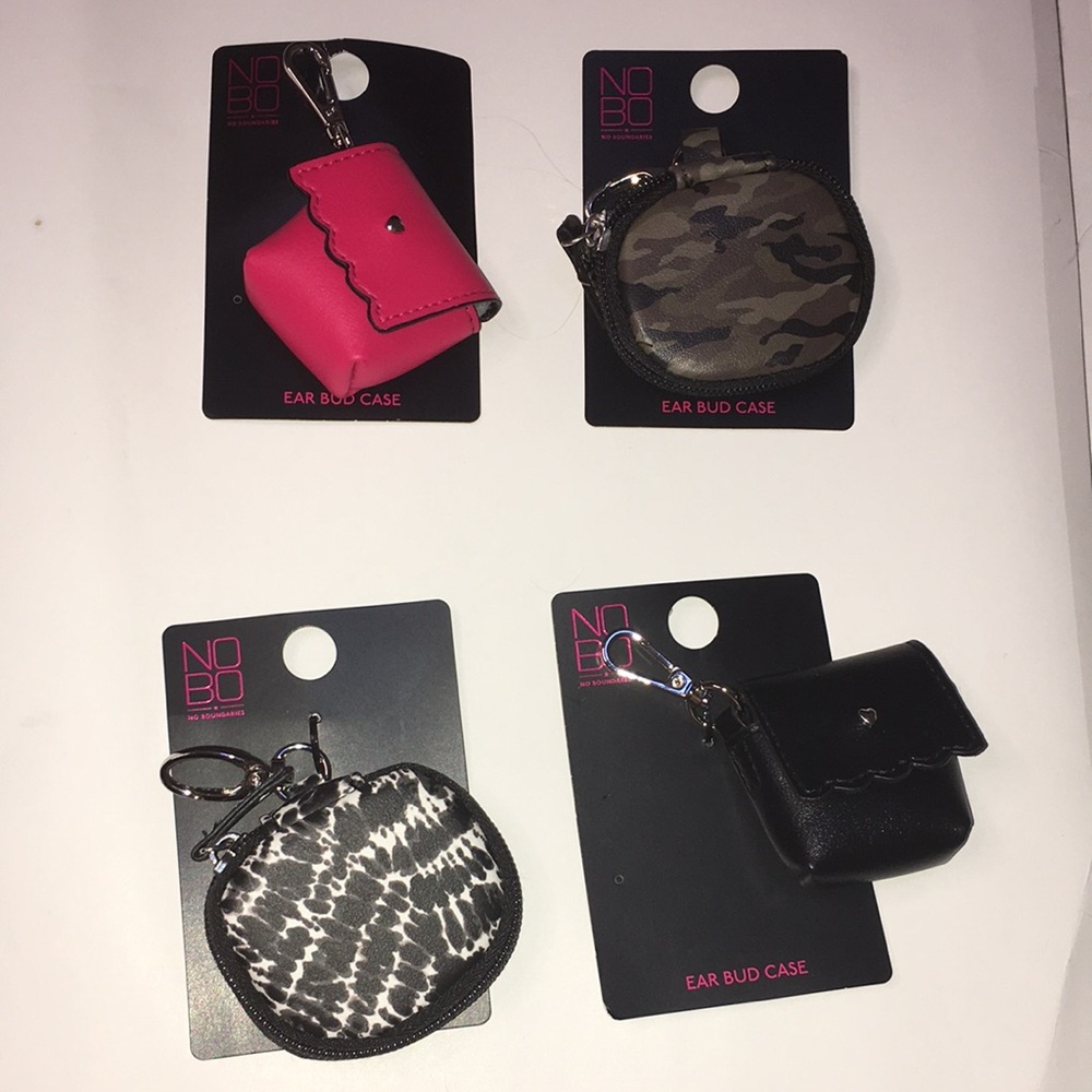 Earbud case keychain
